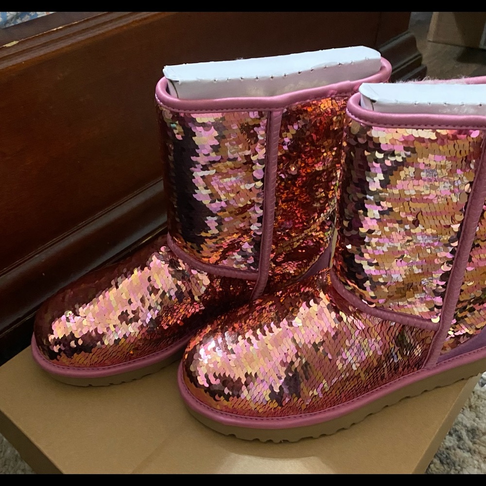 Uggs. Pink Sequin. Brand New.